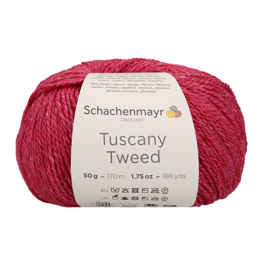 Schachenmayr Tuscany Tweed, 97002, colour 39 fuchsia