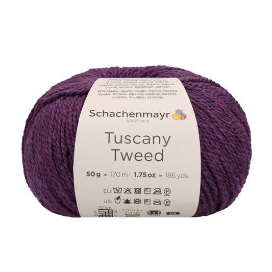 Schachenmayr Tuscany Tweed, 97002, Farbe 48 violett