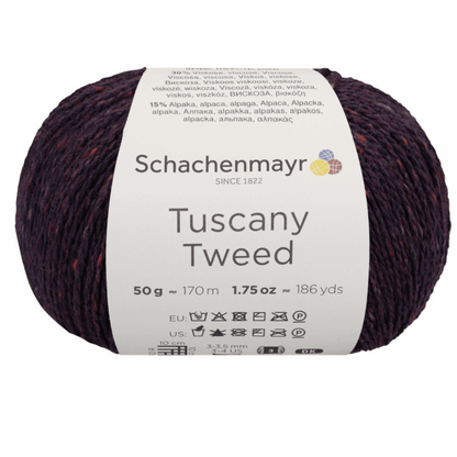 Schachenmayr Tuscany Tweed, 97002, Farbe brombeer 49
