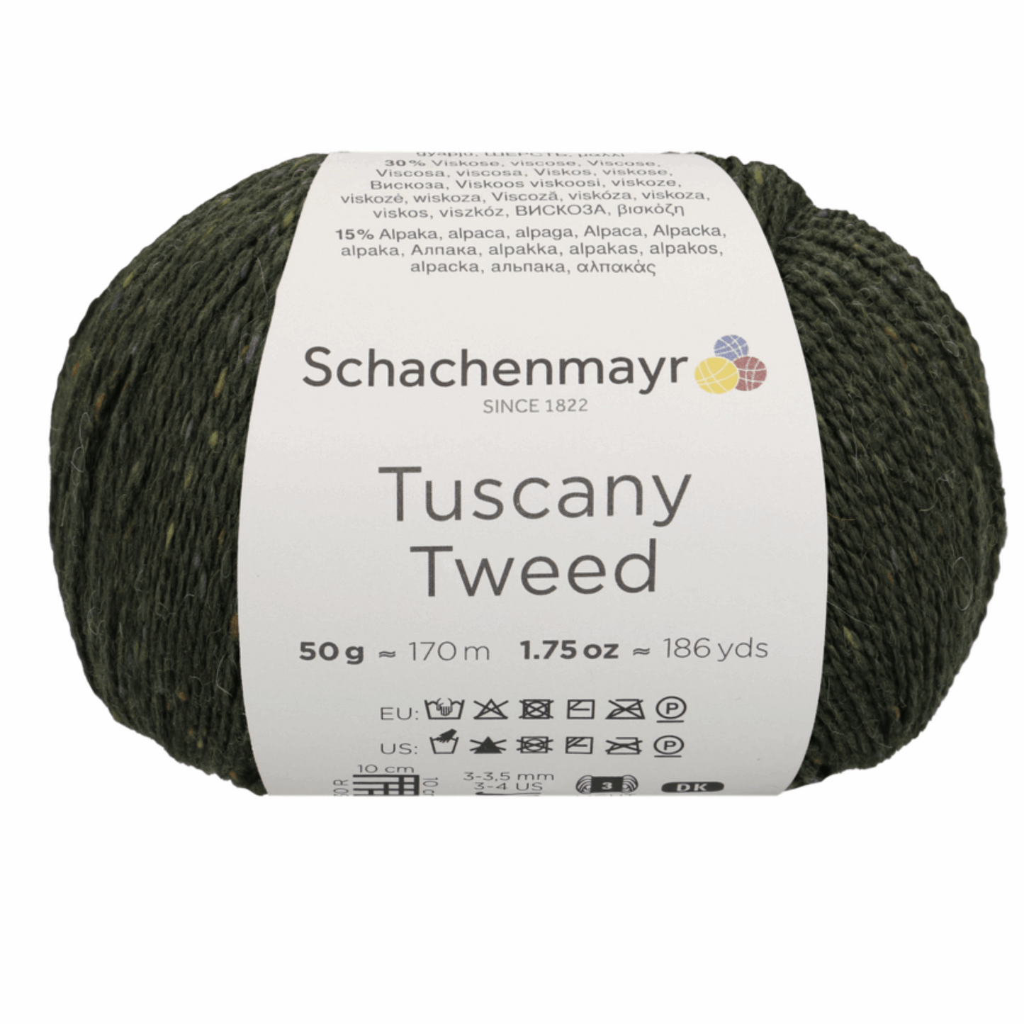 Schachenmayr Tuscany Tweed, 97002, Farbe oliv 72