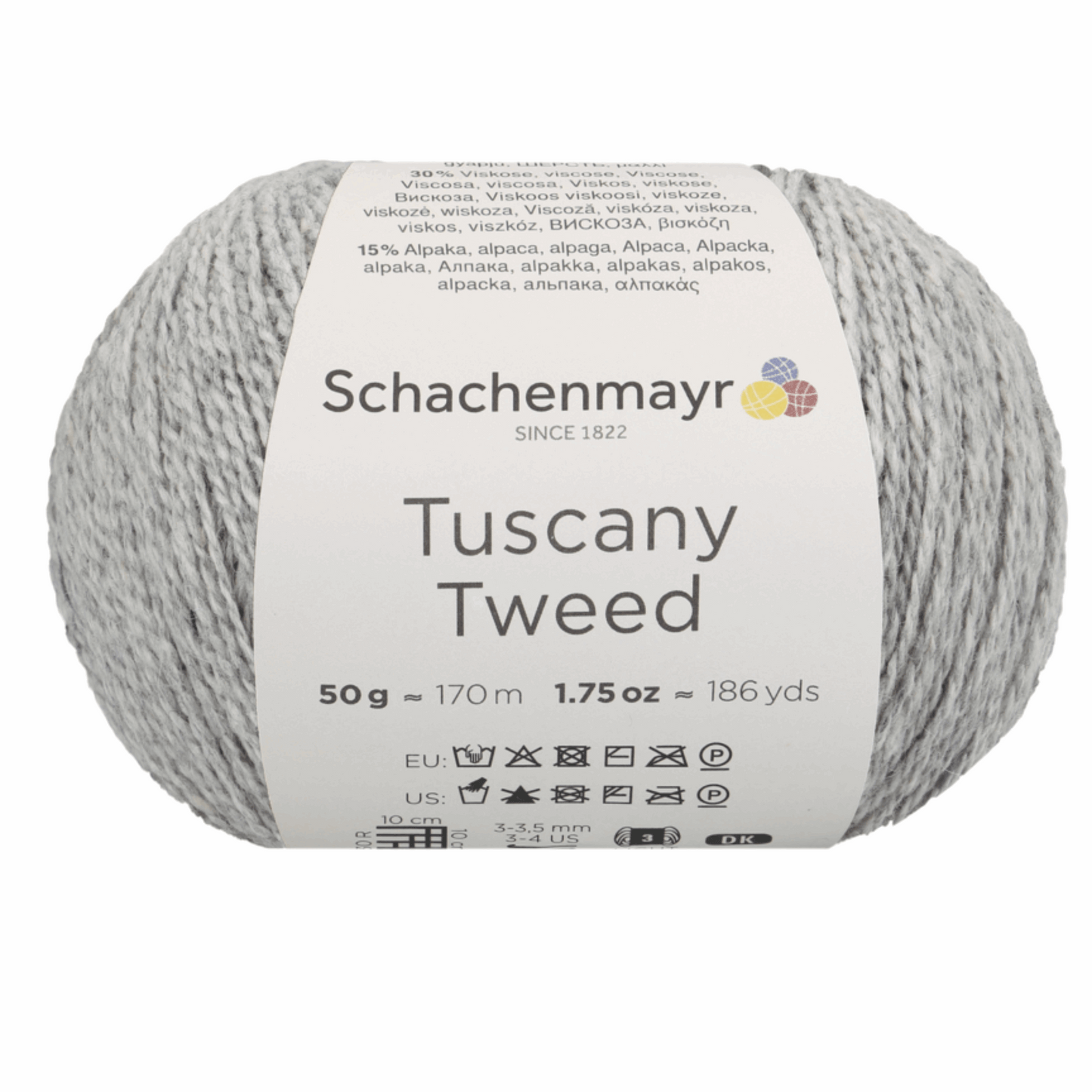 Schachenmayr Tuscany Tweed, 97002, Farbe silber 90