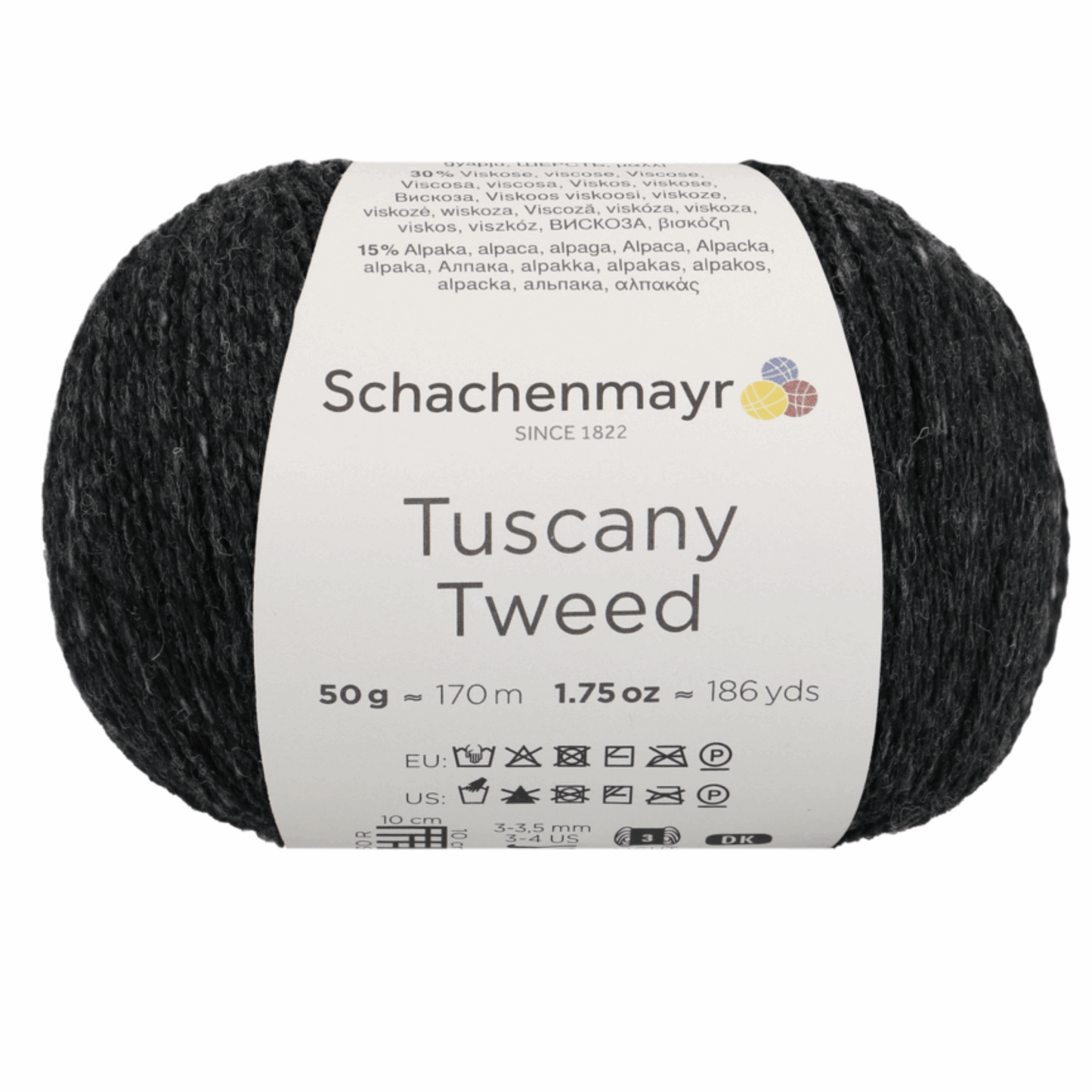 Schachenmayr Tuscany Tweed, 97002, color anthracite 98