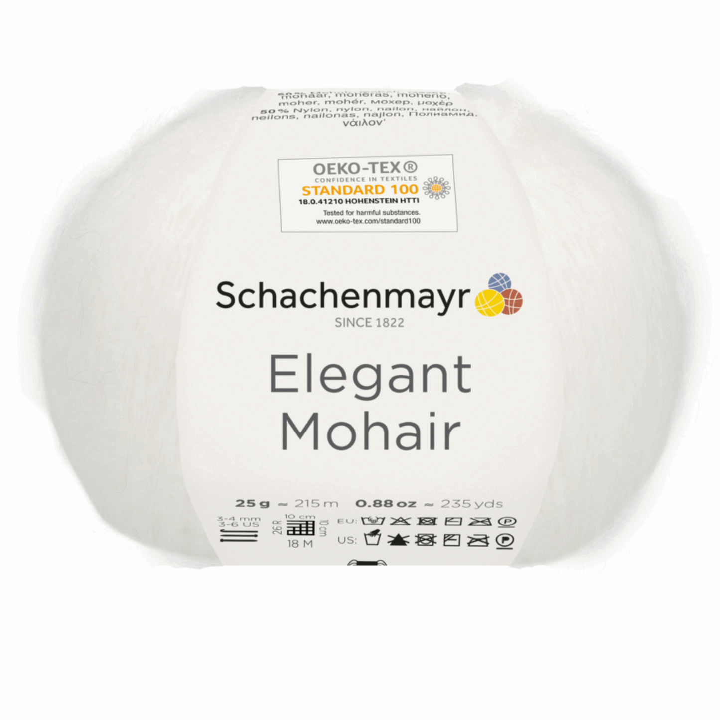 Schachenmayr Elegant Mohair 25g, 97003, color white 1