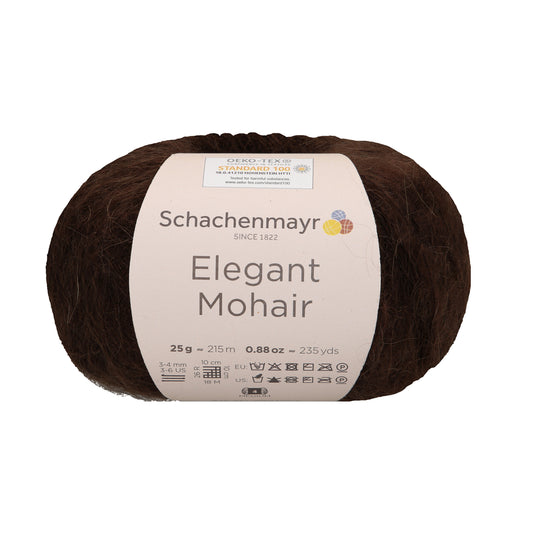 Elegant Mohair 25g, 97003, color 11 coffee