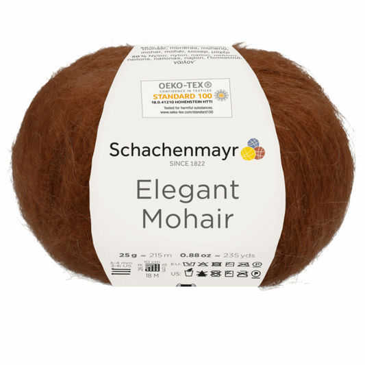 Schachenmayr Elegant Mohair 25g, 97003, color cinnamon 12