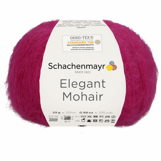 Schachenmayr Elegant Mohair 25g, 97003, color cyclam 36
