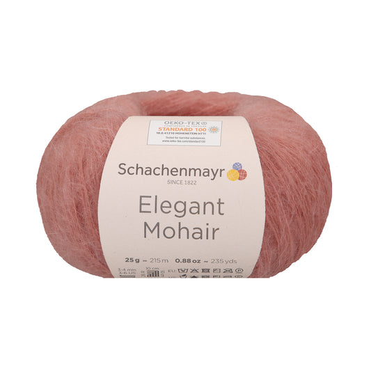 Elegant Mohair 25g, 97003, colour 37 old pink