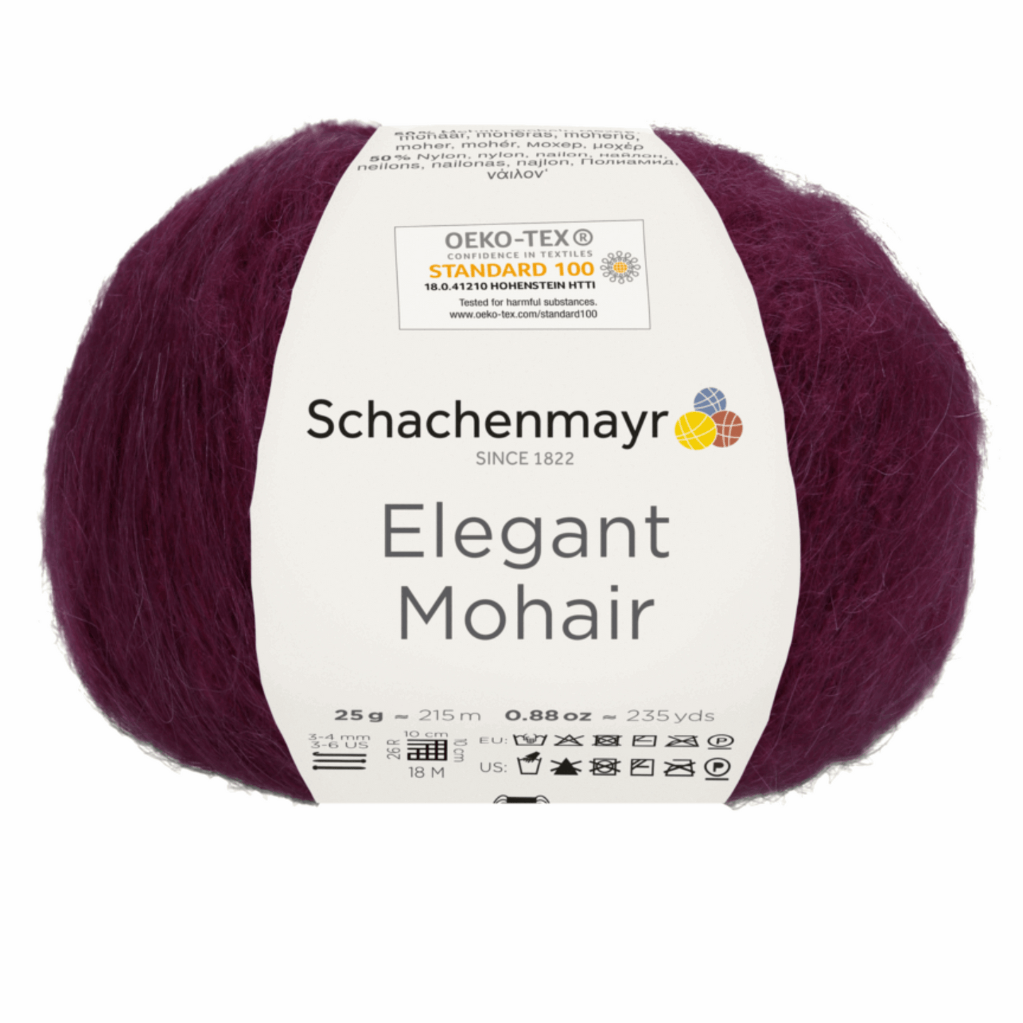 Schachenmayr Elegant Mohair 25g, 97003, Farbe brombeer 38