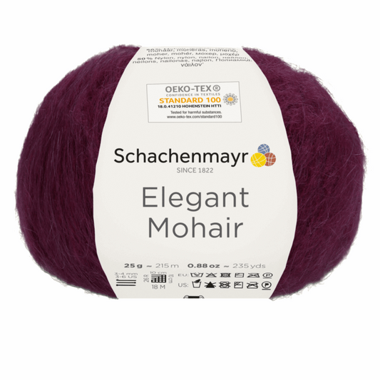 Schachenmayr Elegant Mohair 25g, 97003, color blackberry 38