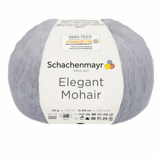 Schachenmayr Elegant Mohair 25g, 97003, color silver 90