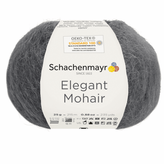 Schachenmayr Elegant Mohair 25g, 97003, color gray 92