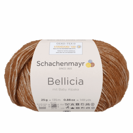 Schachenmayr Bellicia 25g, 97005, color cinnamon 12