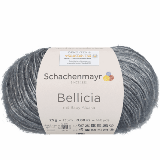 Schachenmayr Bellicia 25g, 97005, color gray 92