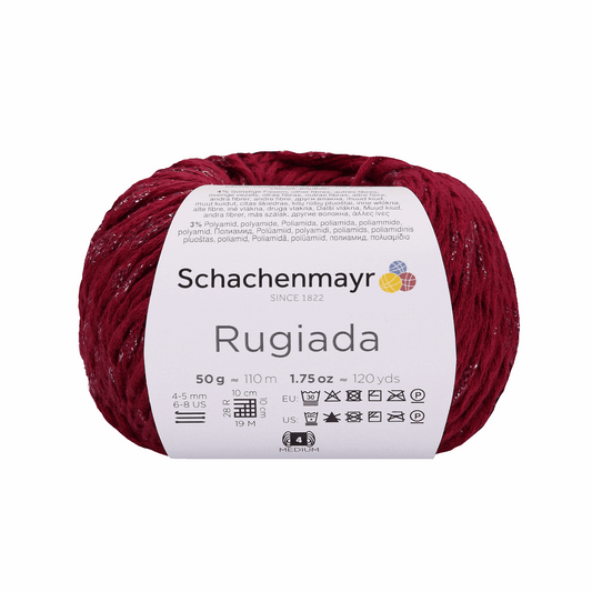 Schachenmayr Rugiada 50g, 97007, Farbe weinrot 32