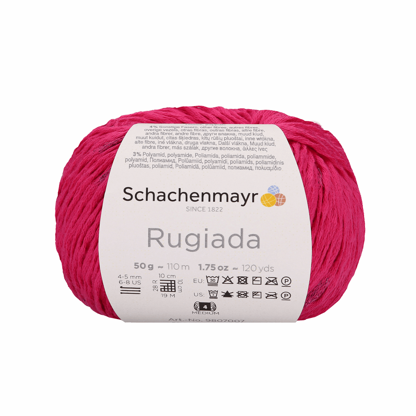 Schachenmayr Rugiada 50g, 97007, Farbe fuchsia 34