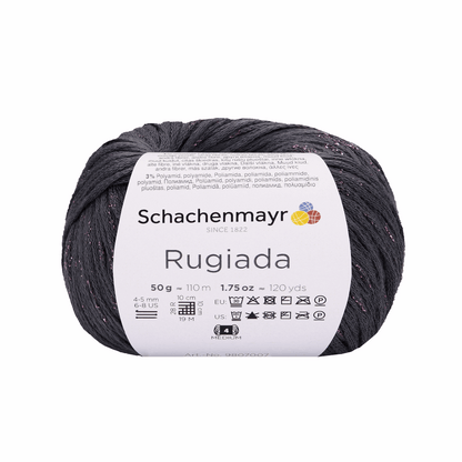 Schachenmayr Rugiada 50g, 97007, color asphalt 92