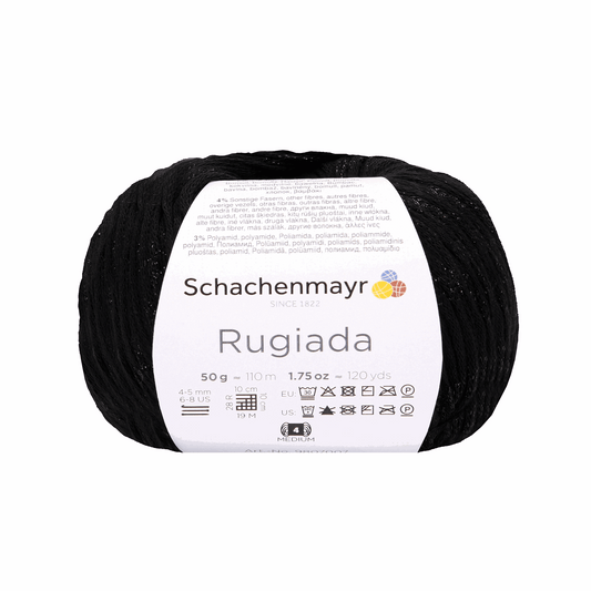 Schachenmayr Rugiada 50g, 97007, color black 99