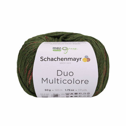 Schachenmayr Duo Multicolore 50g, 97008, Farbe olive 70