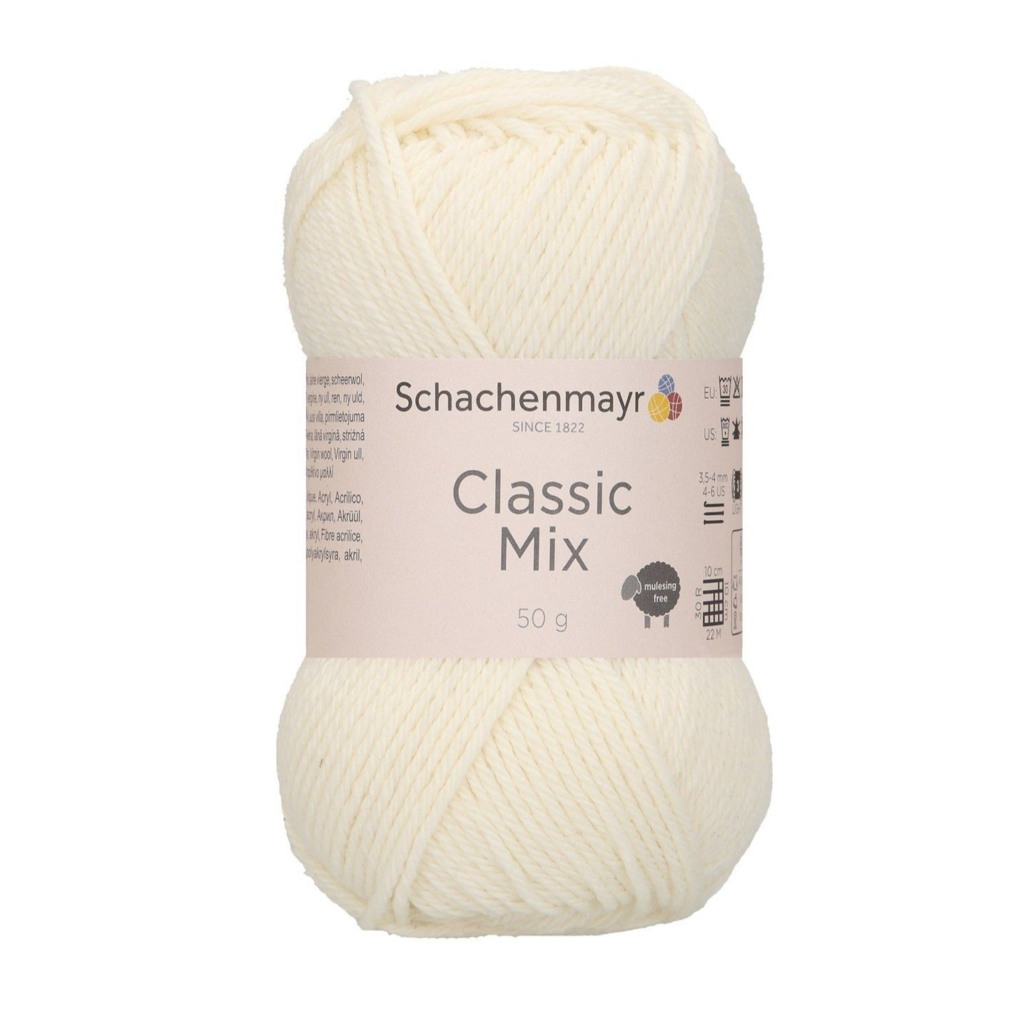 Wollknäuel Classic Mix 50g, 97015, Farbe cream 2