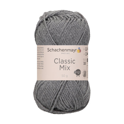 Classic Mix 50g, 97015, color mid gray mottled 91