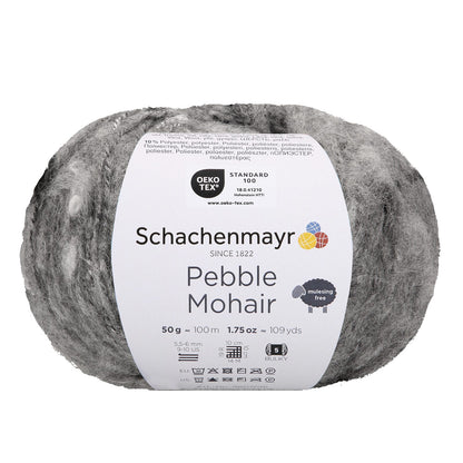 Pebble Mohair 50g, 97016, colour grey 90