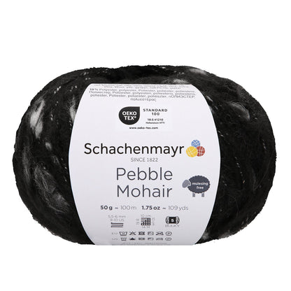 Pebble Mohair 50g, 97016, Farbe black 99