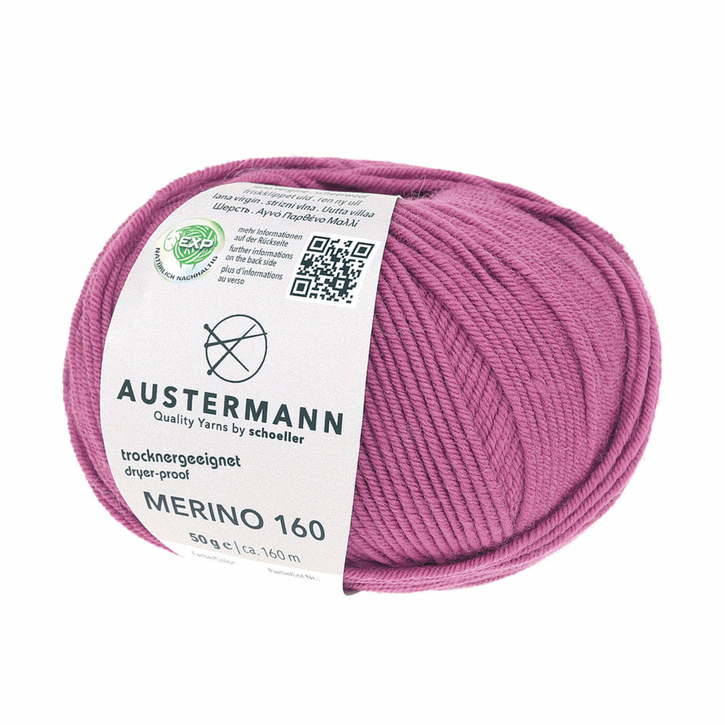 Austermann Merino 160 EXP 50g, 97610, Farbe pink lipstic 241