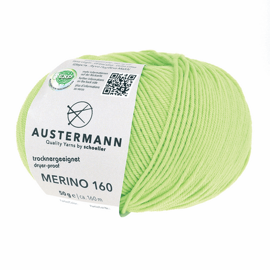 Austermann Merino 160 EXP 50g, 97610, Farbe hellgrün 258