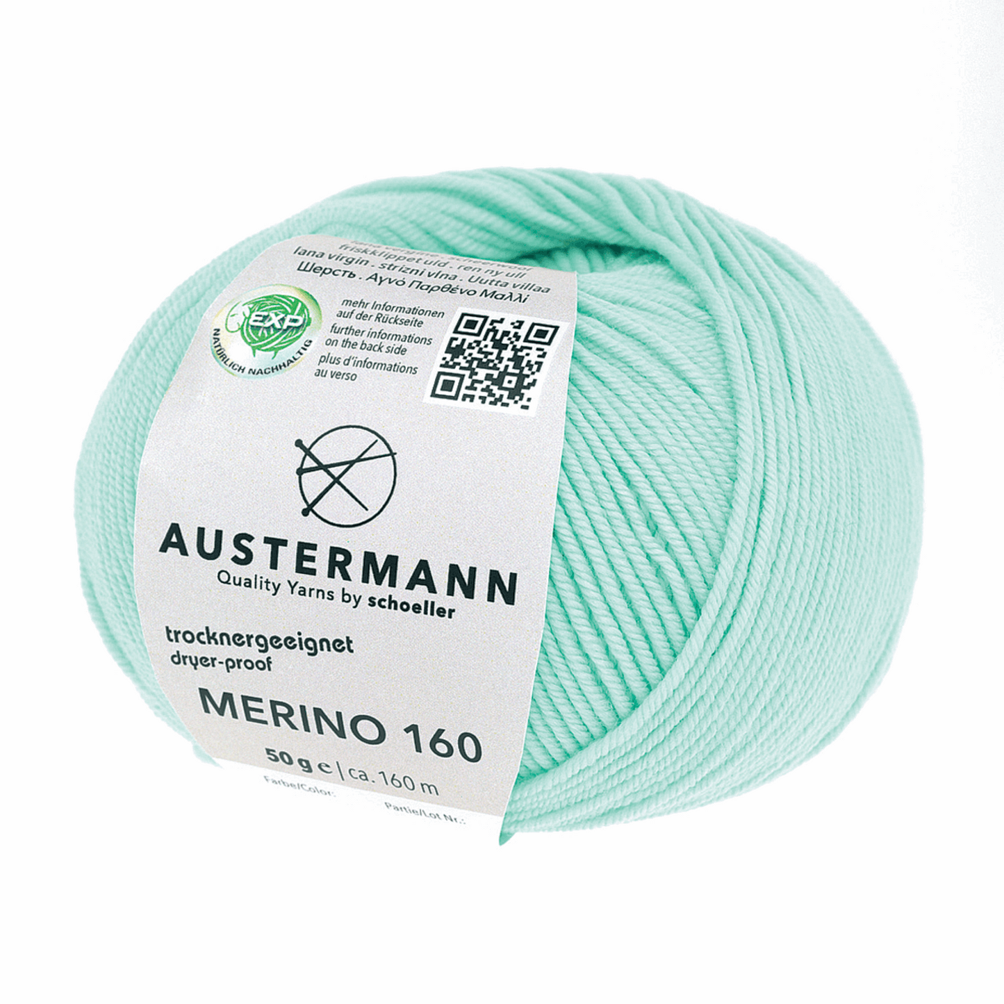 Austermann Merino 160 EXP 50g, 97610, color mint 259