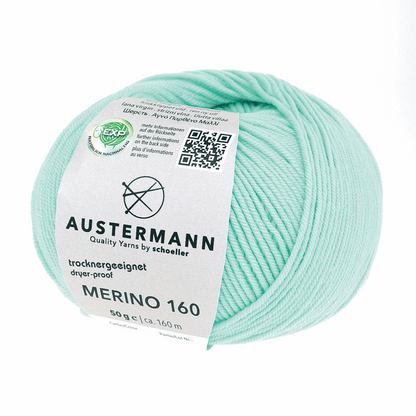 Austermann Merino 160 EXP 50g, 97610, Farbe mint 259
