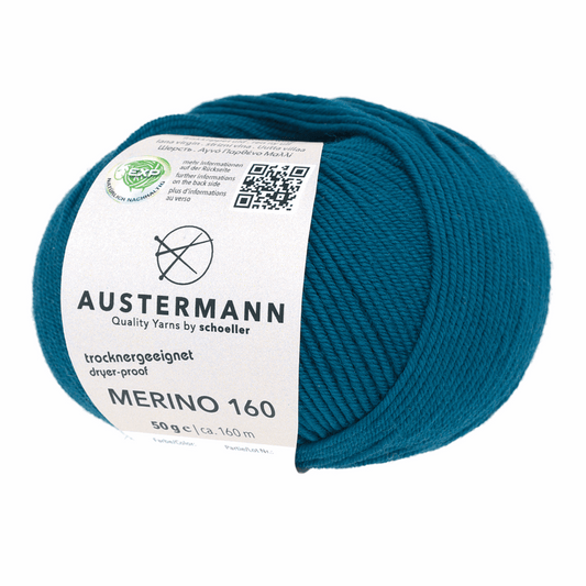 Austermann Merino 160 EXP 50g, 97610, color topaz 263