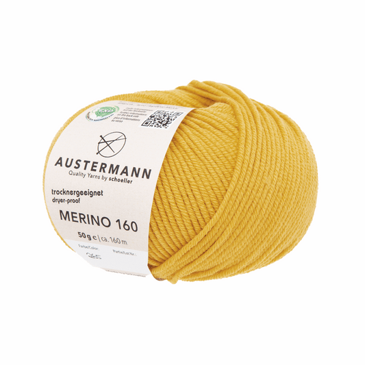 Austermann Merino 160 EXP 50g, 97610, color saffron 265