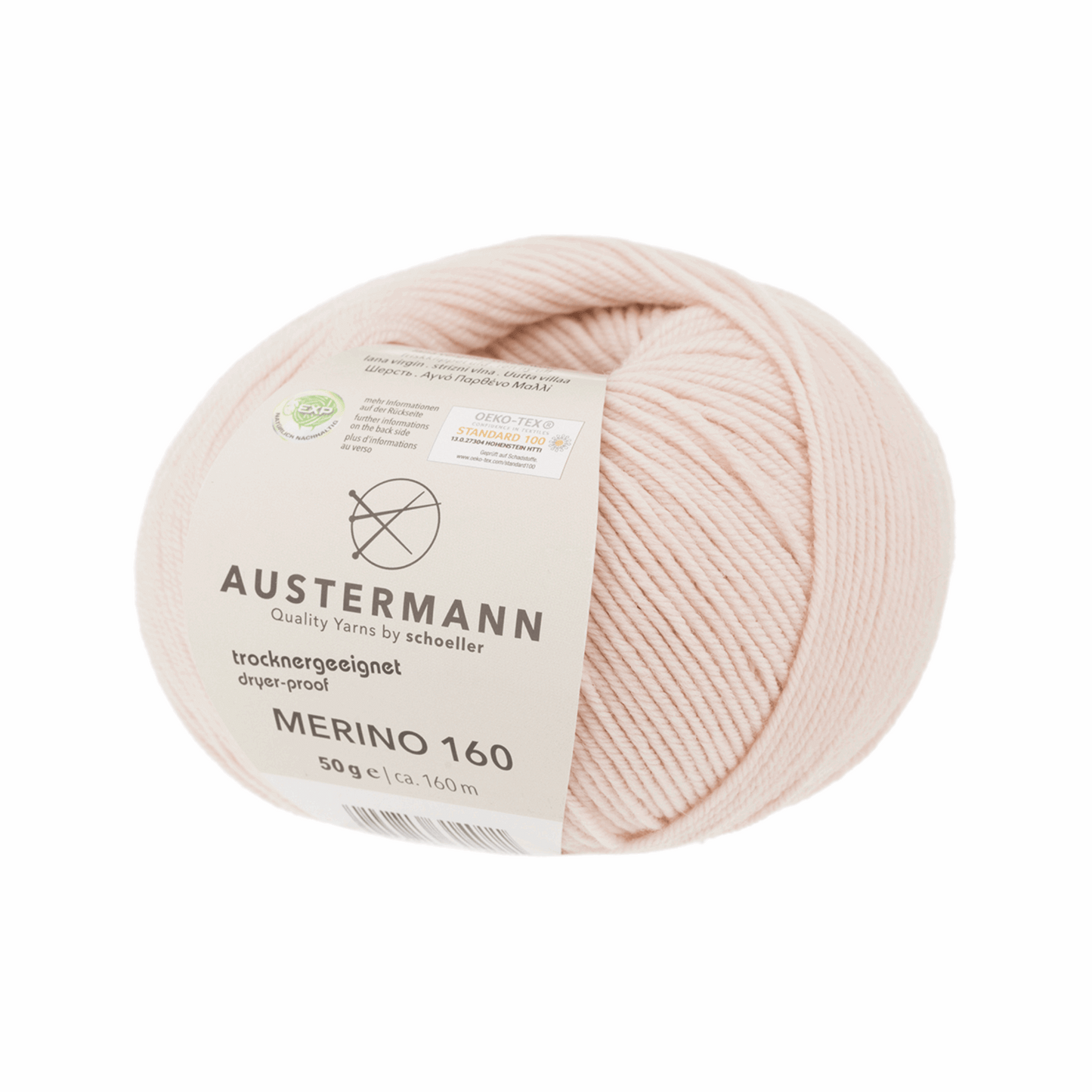 Austermann Merino 160 EXP 50g, 97610, Farbe puder 266