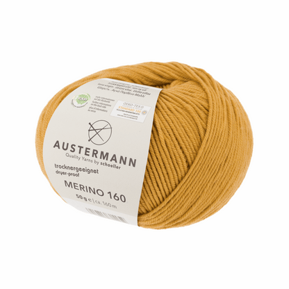 Austermann Merino 160 EXP 50g, 97610, Farbe gold 268