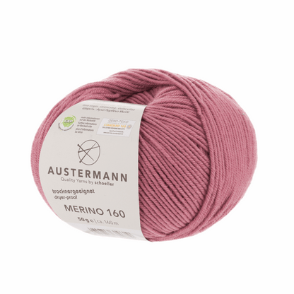 Austermann Merino 160 EXP 50g, 97610, color old pink 271