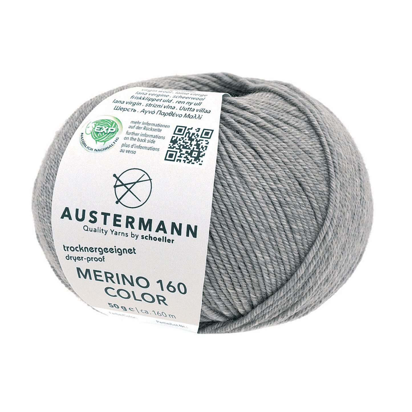 Austermann Merino 160 Color 50g, 97611, Farbe taupe 1211