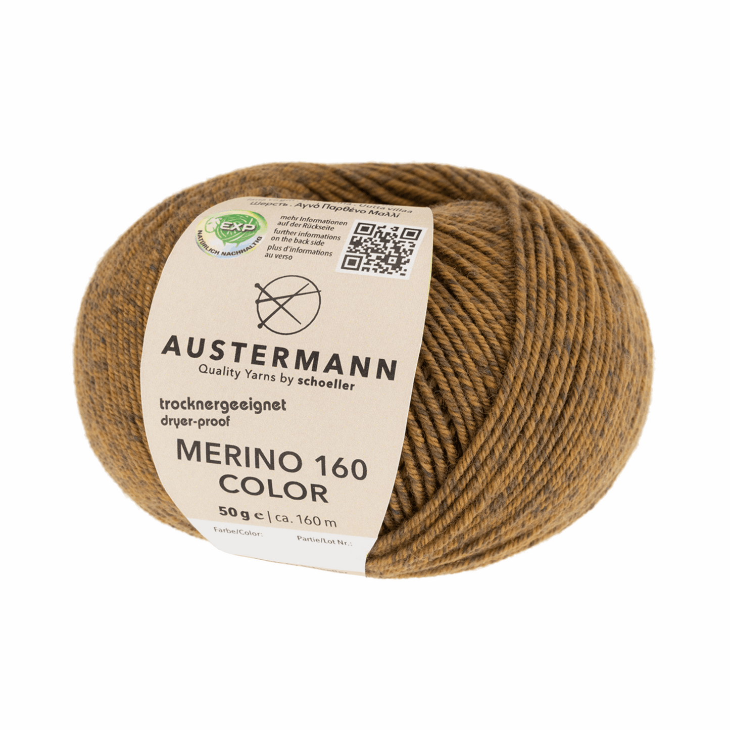 Austermann Merino 160 Color 50g, 97611, color bark 1217