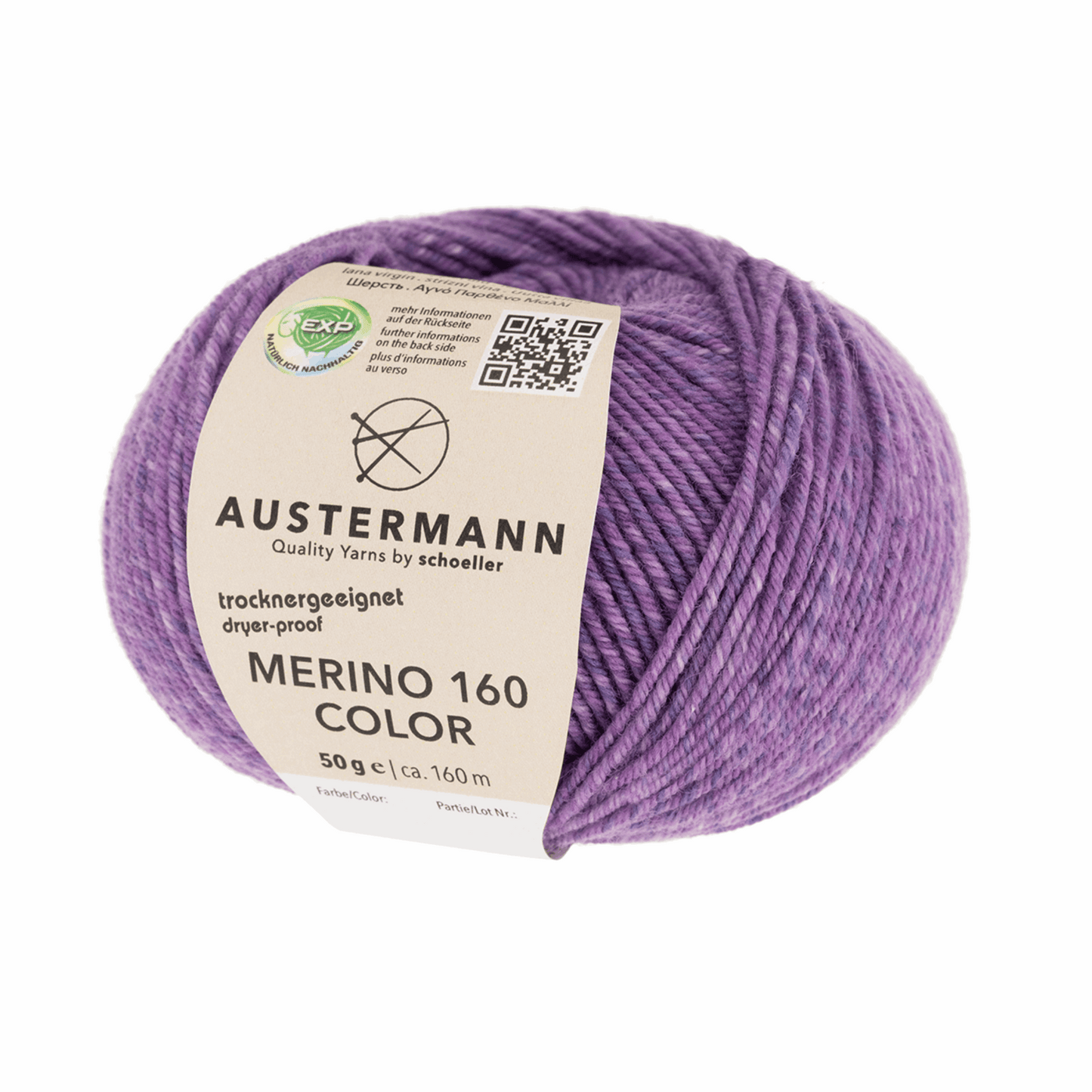 Austermann Merino 160 Color 50g, 97611, color lilac 1219