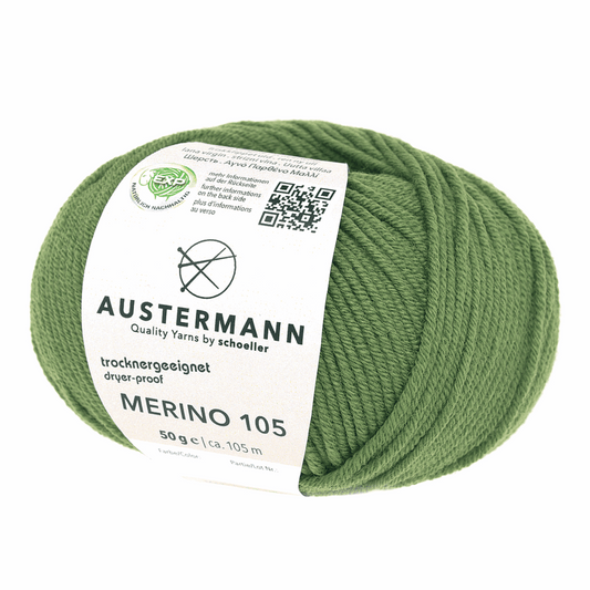 Austermann Merino 105 EXP 50g, 97612, Farbe absinth 339