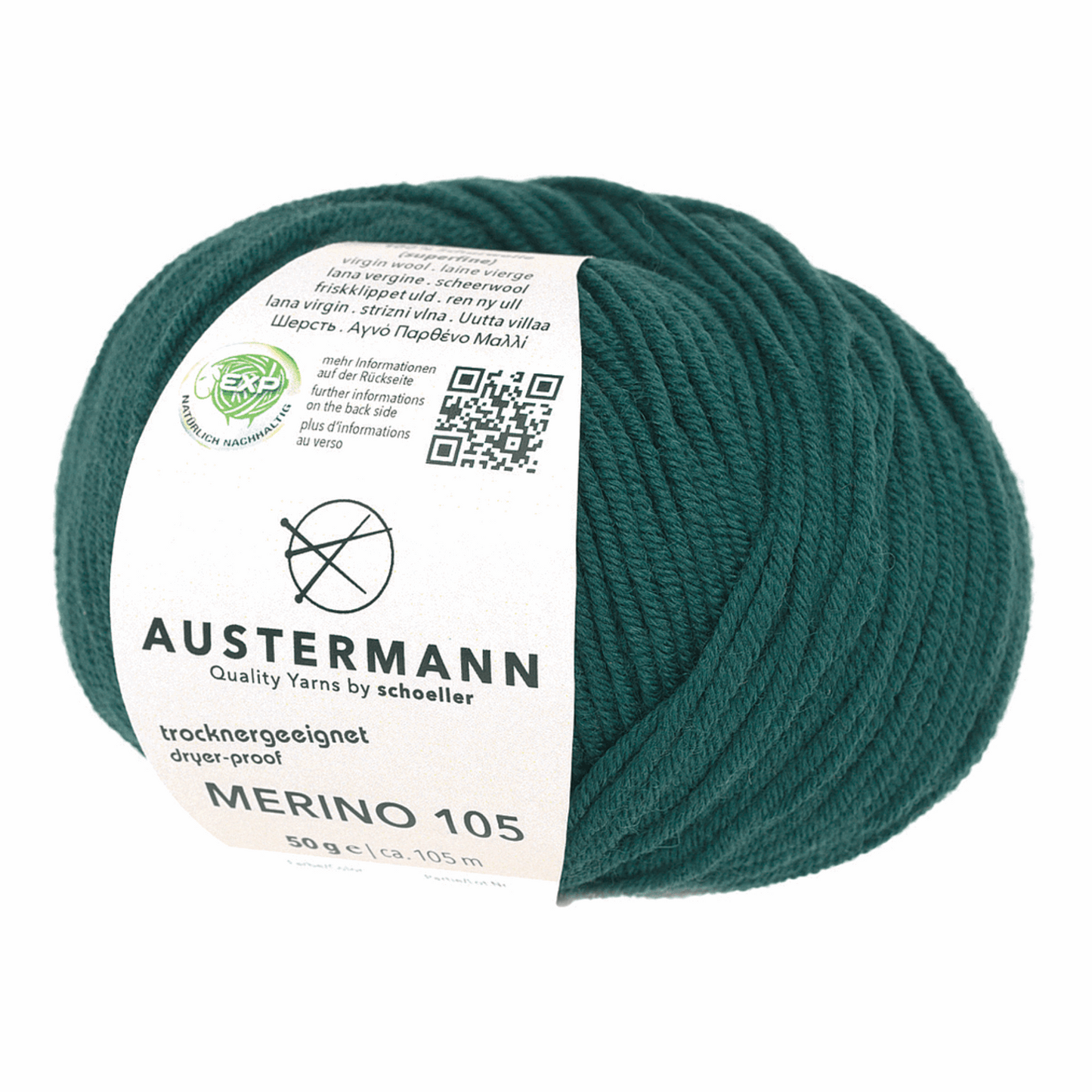 Austermann Merino 105 EXP 50g, 97612, Farbe lorbeer 356