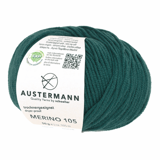 Austermann Merino 105 EXP 50g, 97612, color laurel 356