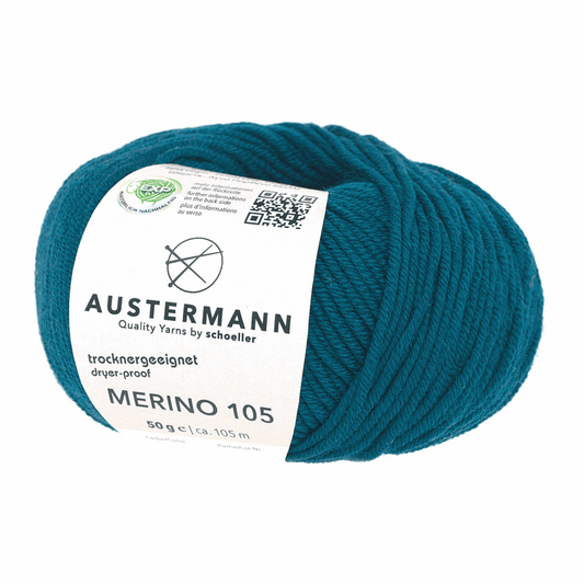 Austermann Merino 105 EXP 50g, 97612, color topaz 361