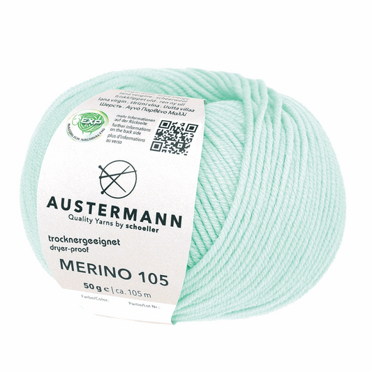 Austermann Merino 105 EXP 50g, 97612, Farbe mint 363