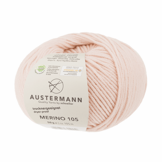 Austermann Merino 105 EXP 50g, 97612, Farbe puder 366