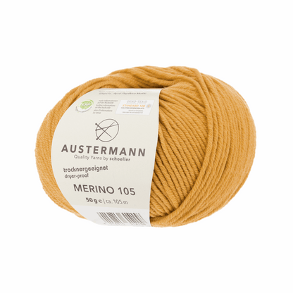 Austermann Merino 105 EXP 50g, 97612, color gold 368