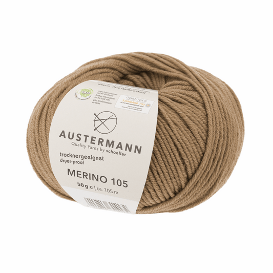 Austermann Merino 105 EXP 50g, 97612, Farbe camel 369