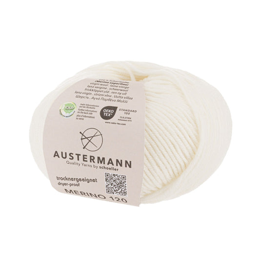 Merino 120 Exp 50g, 97613, color white 101