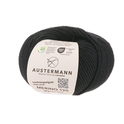 Merino 120 Exp 50g, 97613, Farbe schwarz 102