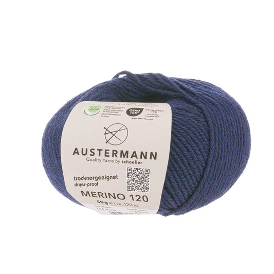 Merino 120 Exp 50g, 97613, colour navy 104