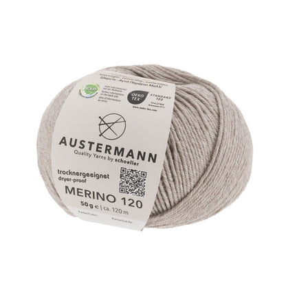 Merino 120 Exp 50g, 97613, Farbe beige meliert 137